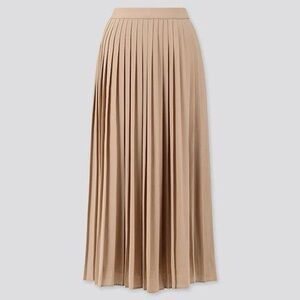 Uniqlo chiffon pleated long skirt xs